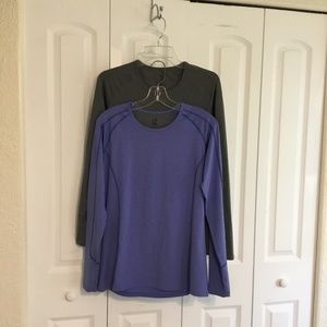 Noble Outfitters athletic style horse riding long sleeve shirts, set of 2